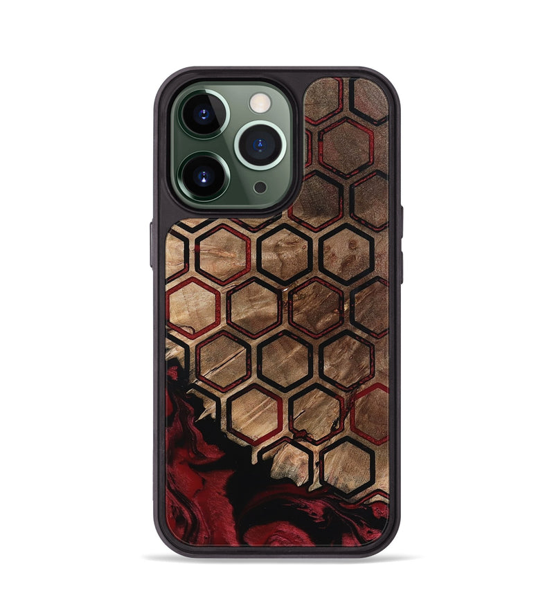 iPhone 13 Pro Wood Phone Case - Trisha (Pattern, 798899)