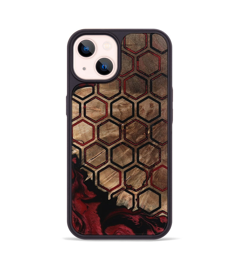 iPhone 14 Wood Phone Case - Trisha (Pattern, 798899)