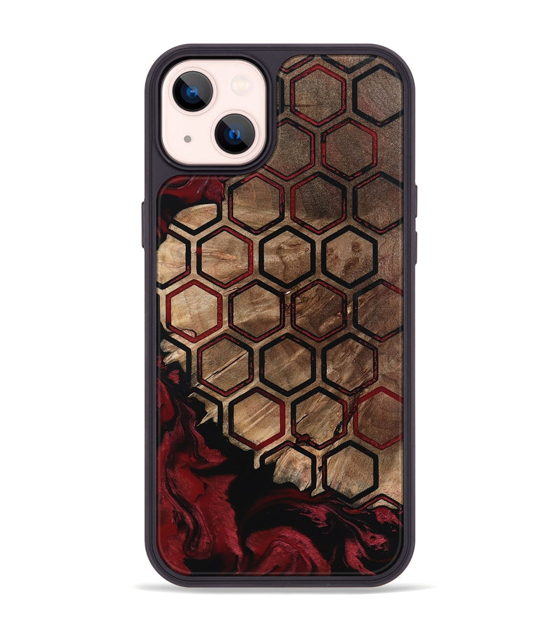 iPhone 14 Plus Wood Phone Case - Trisha (Pattern, 798899)