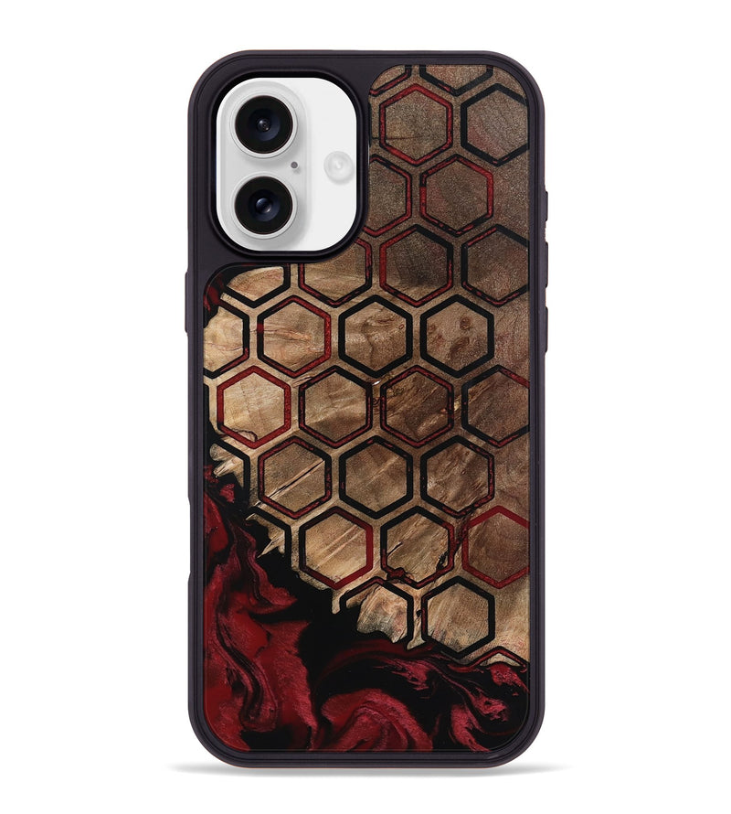 iPhone 16 Plus Wood Phone Case - Trisha (Pattern, 798899)