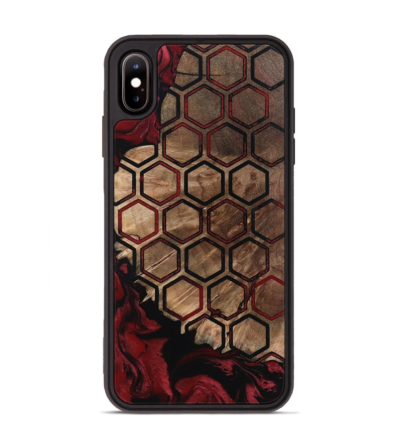 iPhone Xs Max Wood Phone Case - Trisha (Pattern, 798899)