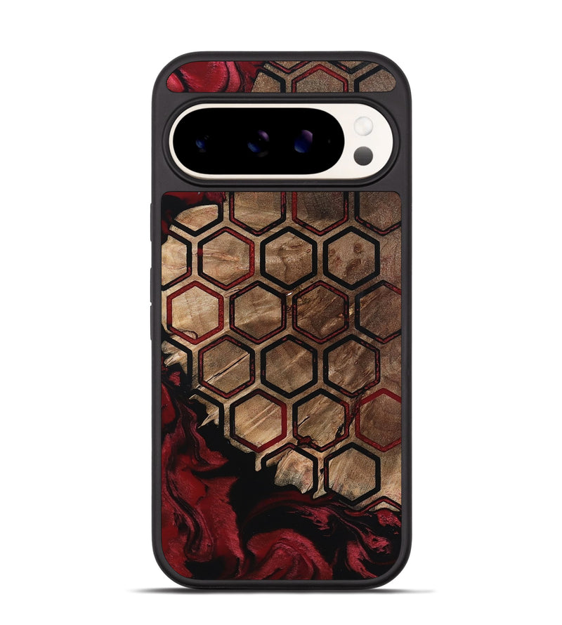 Pixel 9 Pro Wood Phone Case - Trisha (Pattern, 798899)