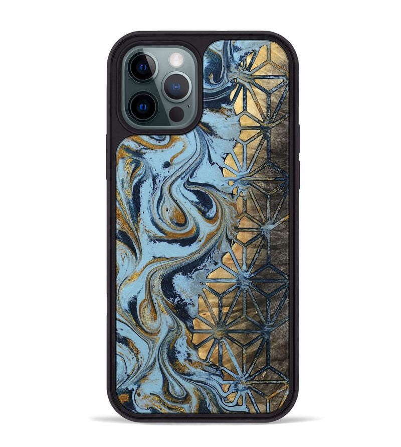 iPhone 12 Pro Max Wood Phone Case - Charles (Pattern, 798900)