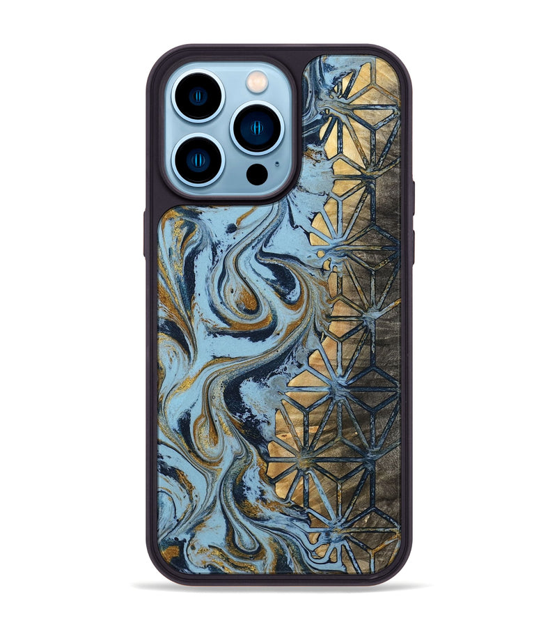 iPhone 14 Pro Max Wood Phone Case - Charles (Pattern, 798900)