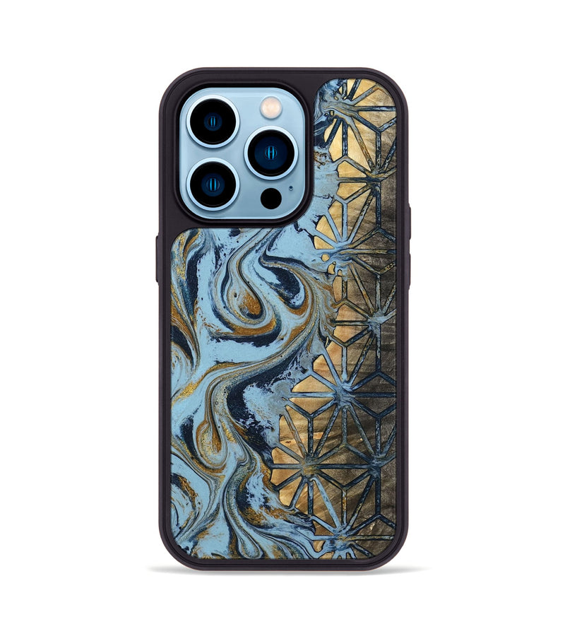 iPhone 14 Pro Wood Phone Case - Charles (Pattern, 798900)