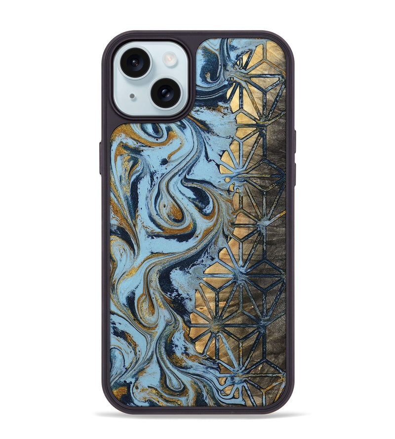 iPhone 15 Plus Wood Phone Case - Charles (Pattern, 798900)