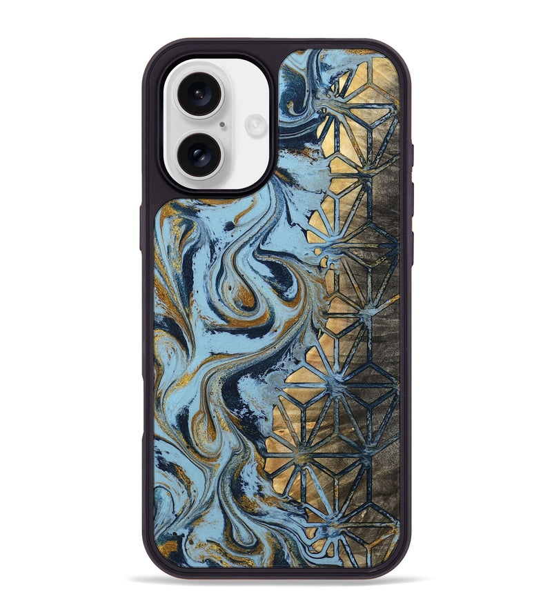 iPhone 16 Plus Wood Phone Case - Charles (Pattern, 798900)