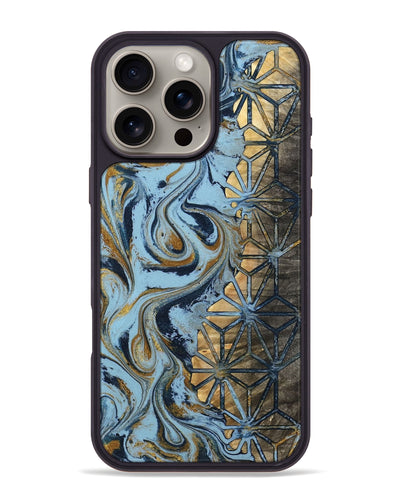 iPhone 16 Pro Max Wood Phone Case - Charles (Pattern, 798900)