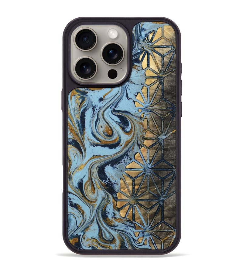 iPhone 16 Pro Max Wood Phone Case - Charles (Pattern, 798900)