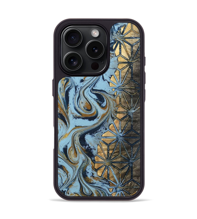 iPhone 16 Pro Wood Phone Case - Charles (Pattern, 798900)