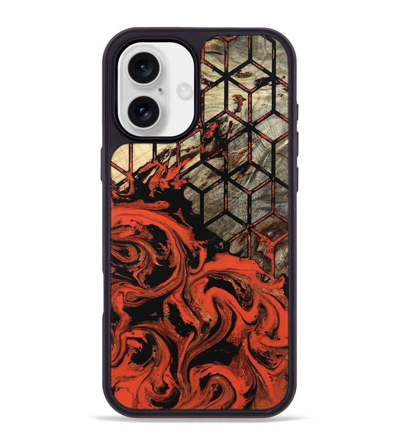 iPhone 16 Plus Wood Phone Case - Tad (Pattern, 798902)