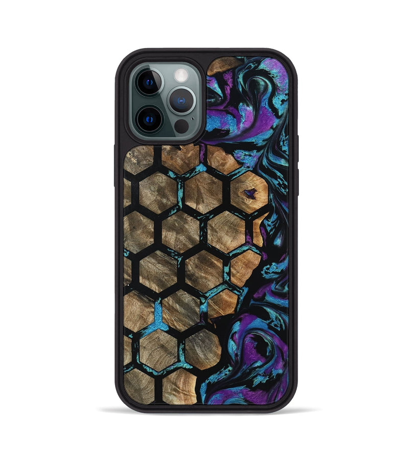iPhone 12 Pro Wood Phone Case - Azaria (Pattern, 798904)