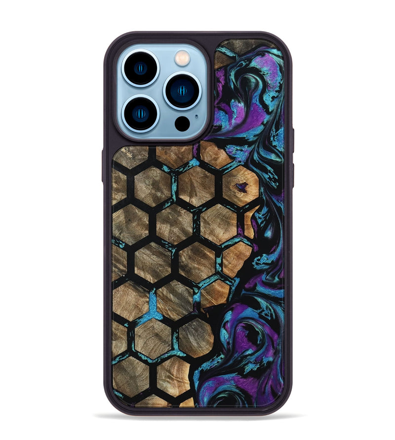 iPhone 14 Pro Max Wood Phone Case - Azaria (Pattern, 798904)