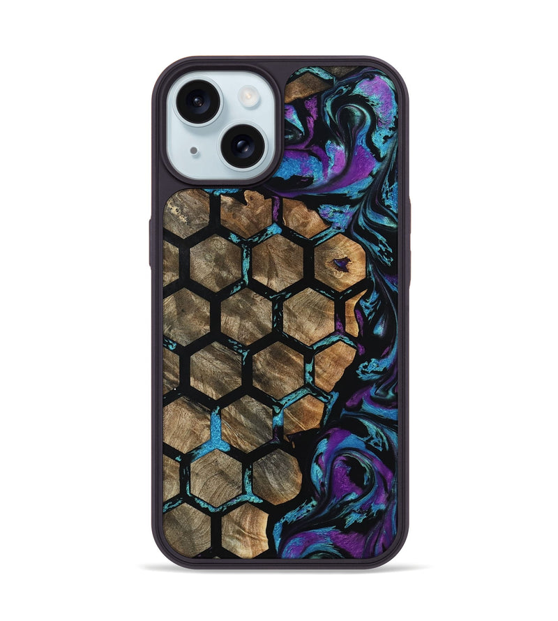 iPhone 15 Wood Phone Case - Azaria (Pattern, 798904)