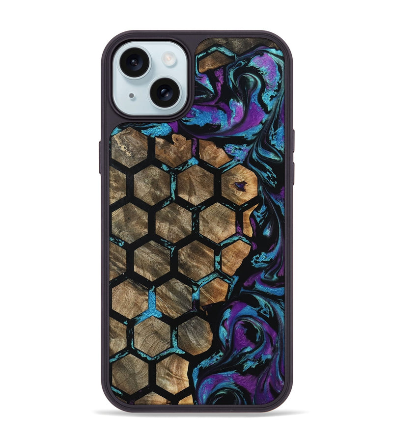 iPhone 15 Plus Wood Phone Case - Azaria (Pattern, 798904)