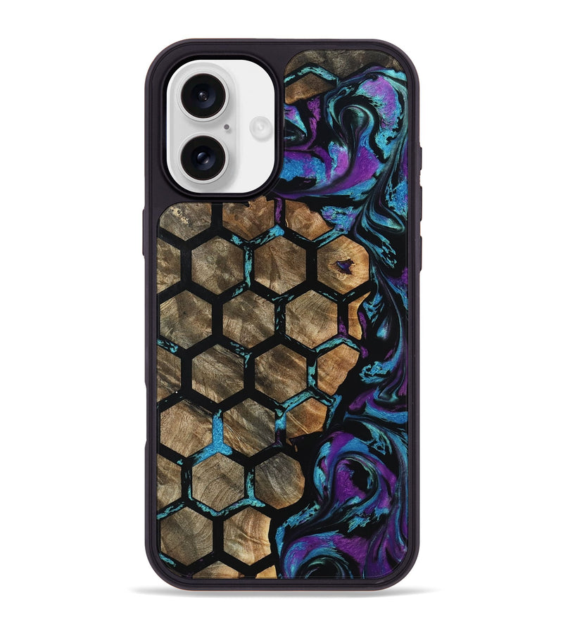 iPhone 16 Plus Wood Phone Case - Azaria (Pattern, 798904)