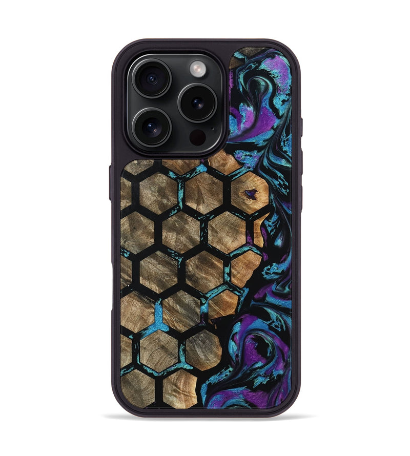 iPhone 16 Pro Wood Phone Case - Azaria (Pattern, 798904)