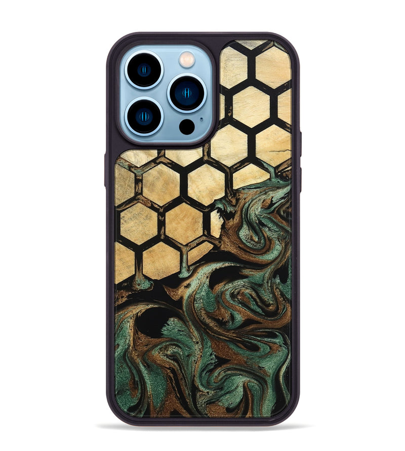 iPhone 14 Pro Max Wood Phone Case - Gordon (Pattern, 798905)