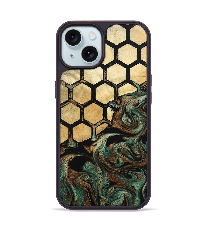 iPhone 15 Wood Phone Case - Gordon (Pattern, 798905)
