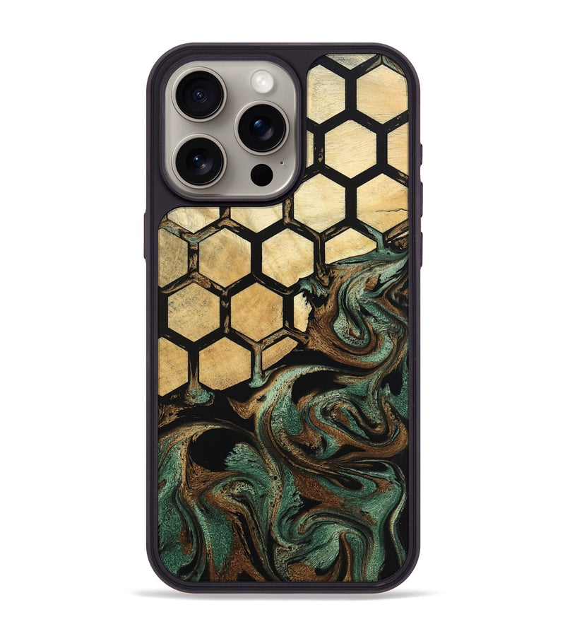 iPhone 15 Pro Max Wood Phone Case - Gordon (Pattern, 798905)
