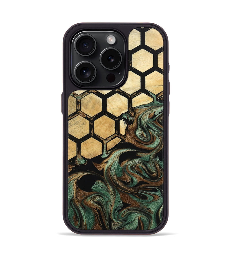 iPhone 15 Pro Wood Phone Case - Gordon (Pattern, 798905)