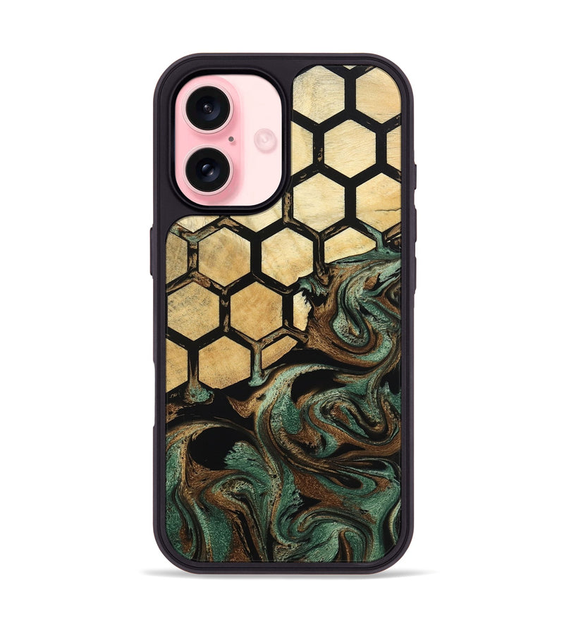 iPhone 16 Wood Phone Case - Gordon (Pattern, 798905)