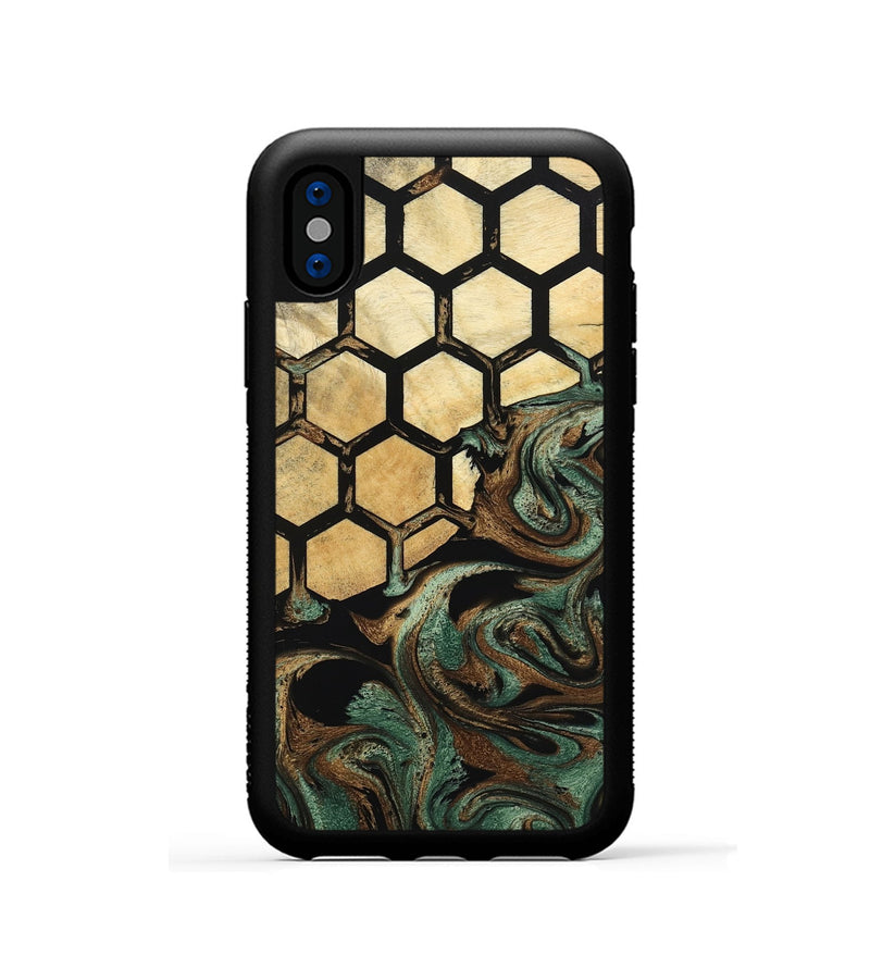 iPhone Xs Wood Phone Case - Gordon (Pattern, 798905)