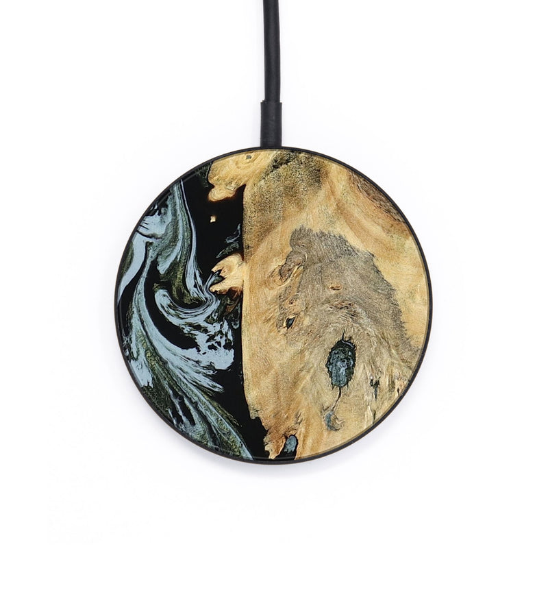 Circle Wood Wireless Charger - Melba (Green, 798909)