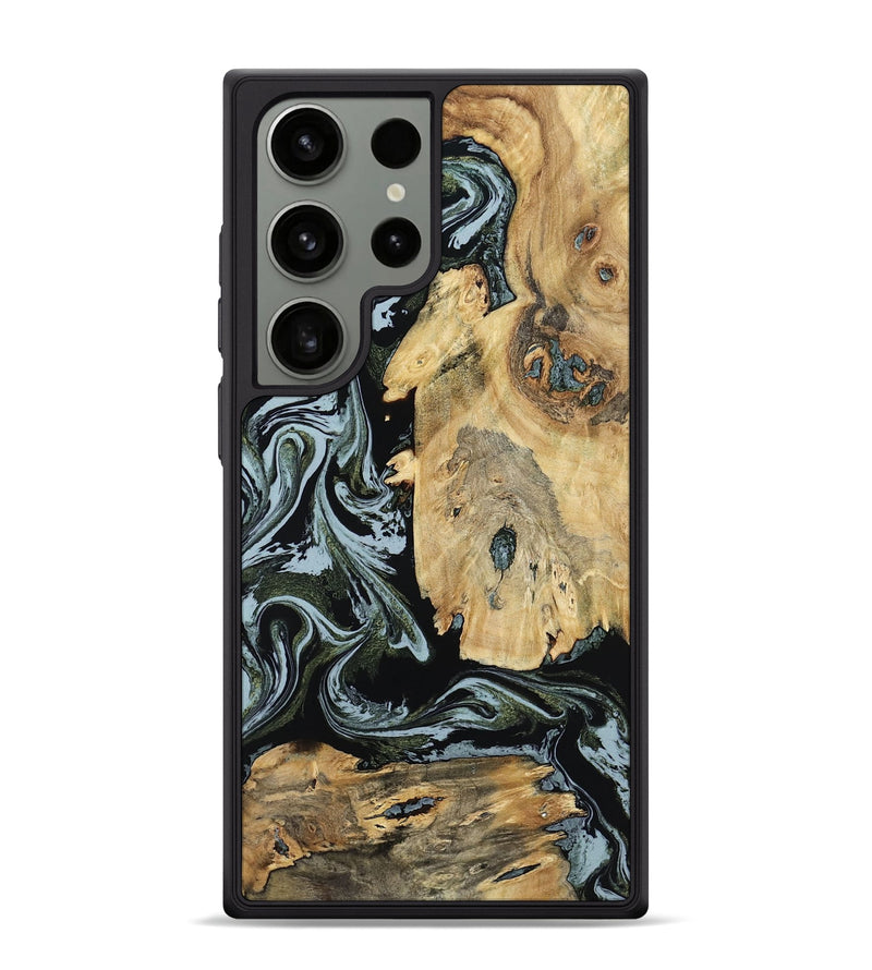 Galaxy S24 Ultra Wood Phone Case - Melba (Green, 798909)