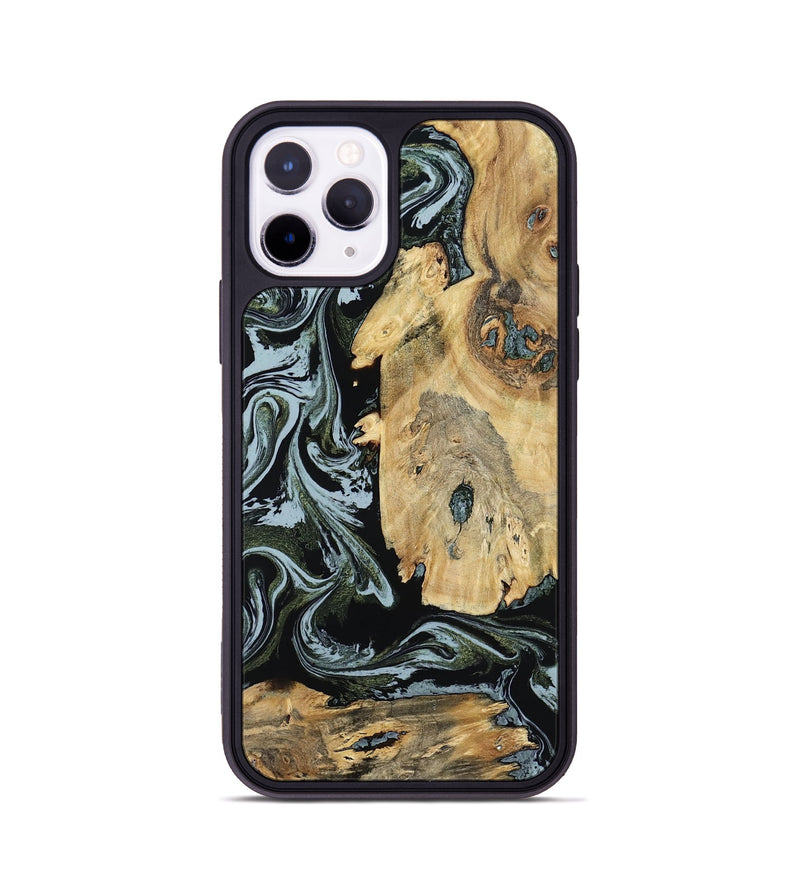 iPhone 11 Pro Wood Phone Case - Melba (Green, 798909)