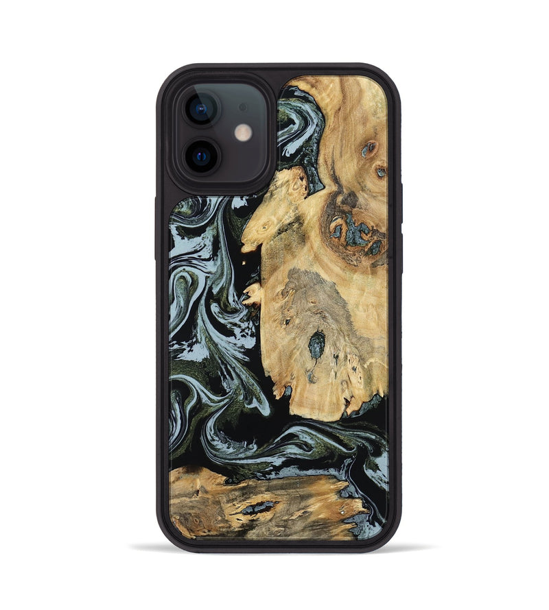 iPhone 12 Wood Phone Case - Melba (Green, 798909)