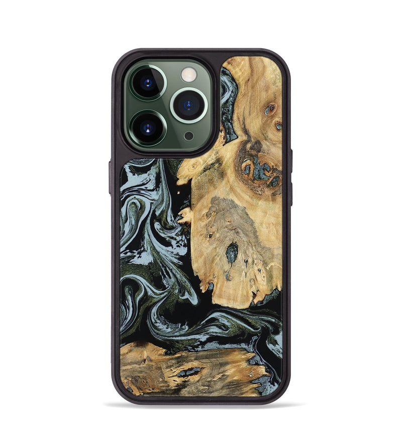 iPhone 13 Pro Wood Phone Case - Melba (Green, 798909)