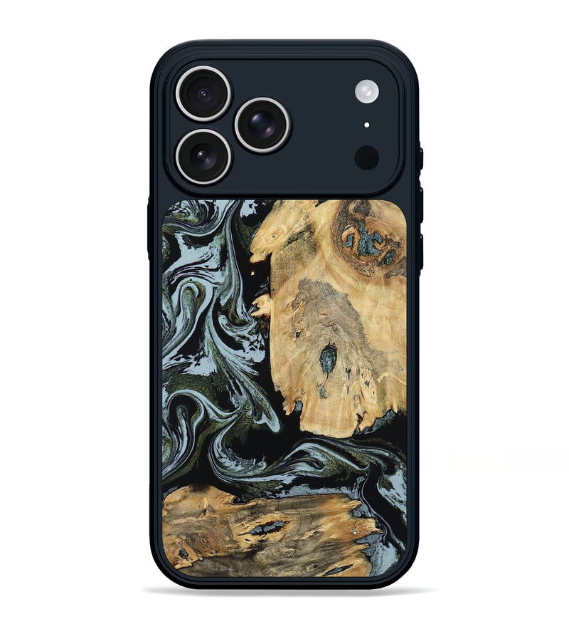 iPhone 17 Pro Max Wood Phone Case - Melba (Green, 798909)