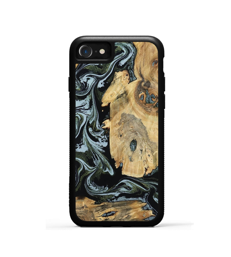 iPhone SE Wood Phone Case - Melba (Green, 798909)