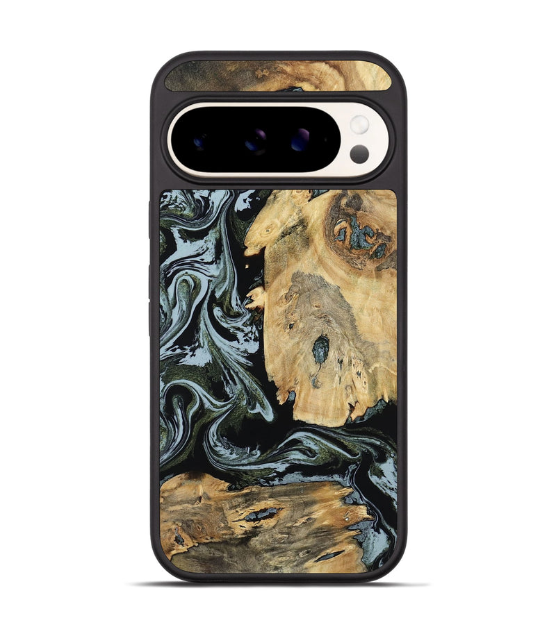 Pixel 9 Wood Phone Case - Melba (Green, 798909)