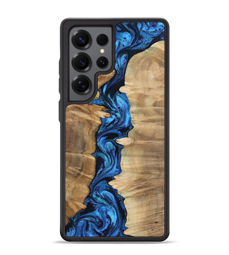 Galaxy S25 Ultra Wood Phone Case - Mercy (Blue, 798910)