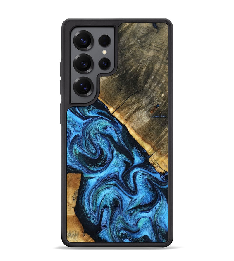 Galaxy S25 Ultra Wood Phone Case - Marlys (Blue, 798911)