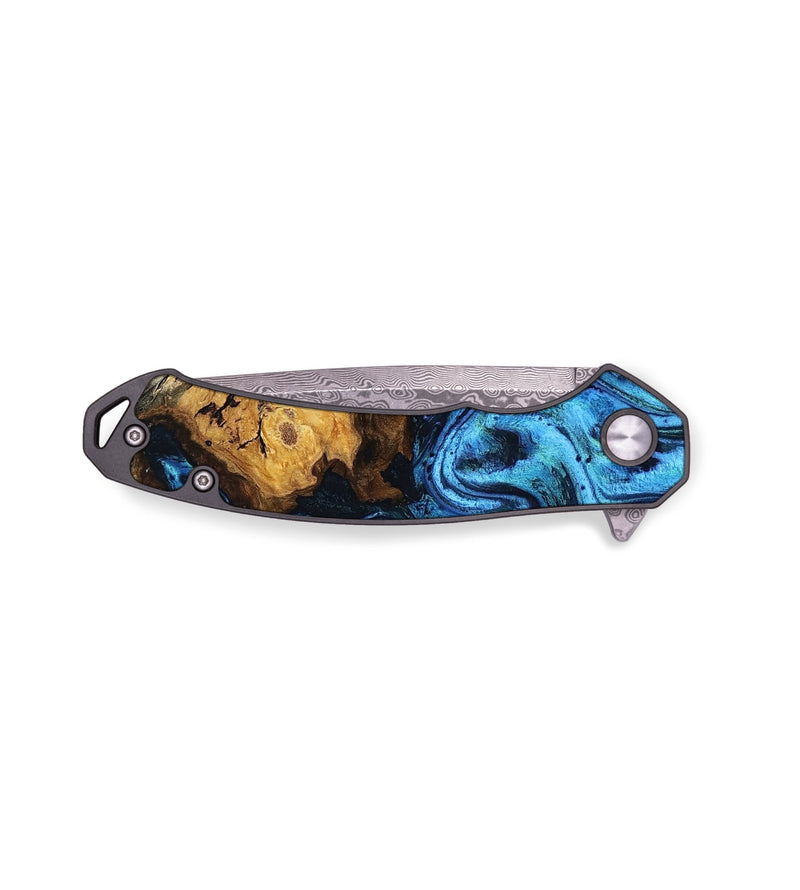 EDC Wood Pocket Knife - Rosina (Blue, 798912)