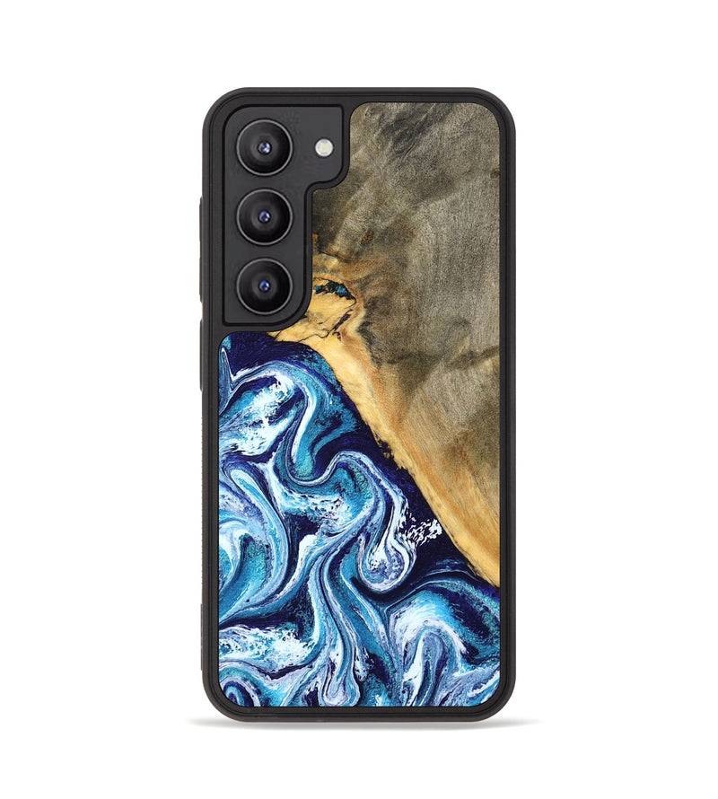 Galaxy S23 Wood Phone Case - Ollie (Blue, 798913)