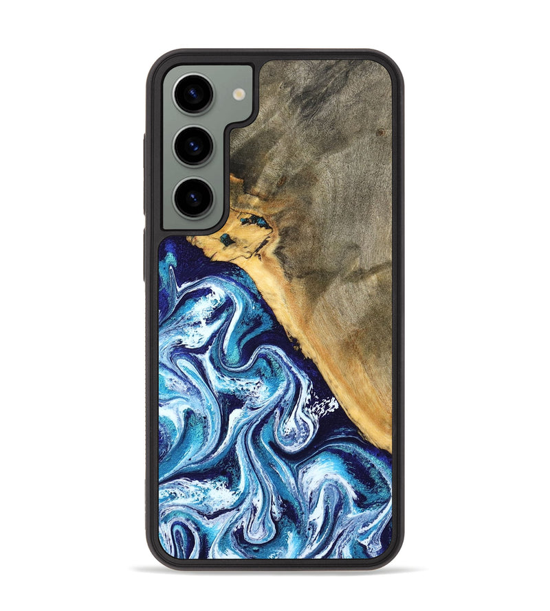 Galaxy S23 Plus Wood Phone Case - Ollie (Blue, 798913)