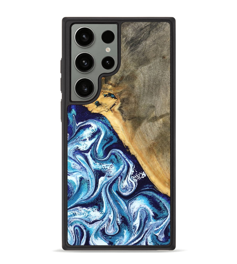 Galaxy S23 Ultra Wood Phone Case - Ollie (Blue, 798913)