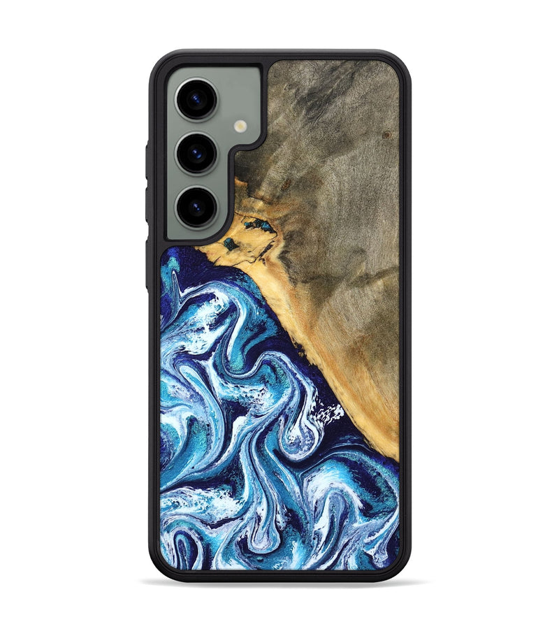 Galaxy S24 Plus Wood Phone Case - Ollie (Blue, 798913)