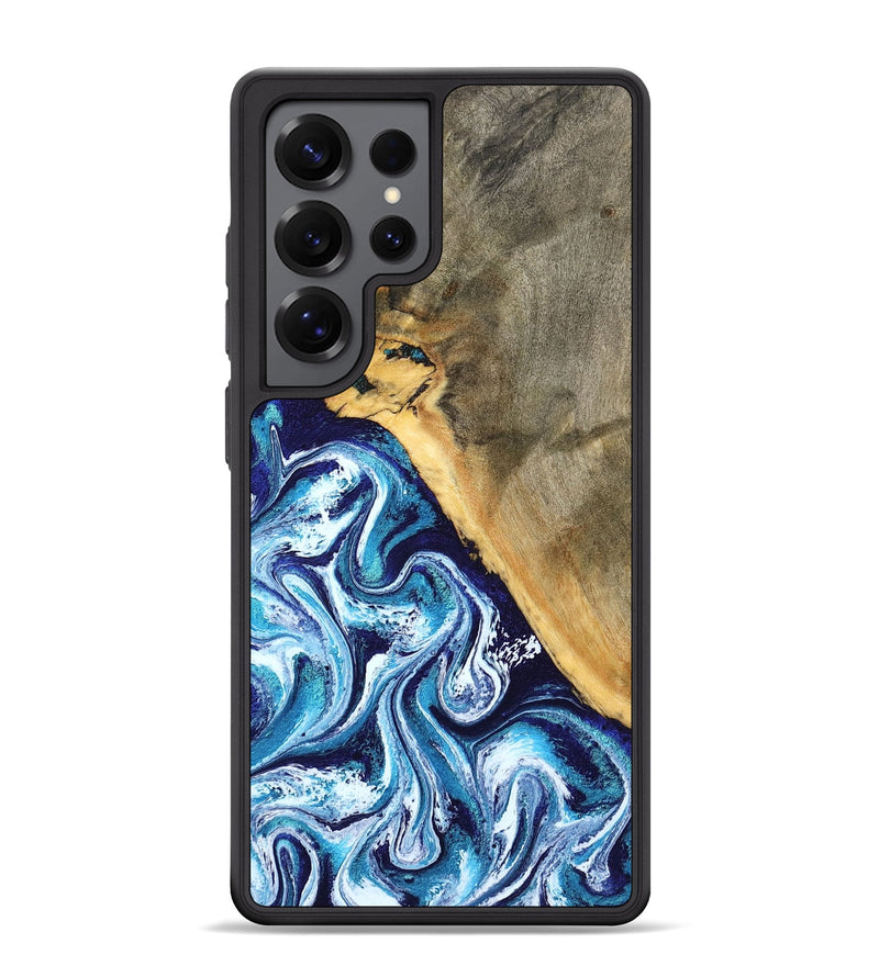 Galaxy S25 Ultra Wood Phone Case - Ollie (Blue, 798913)