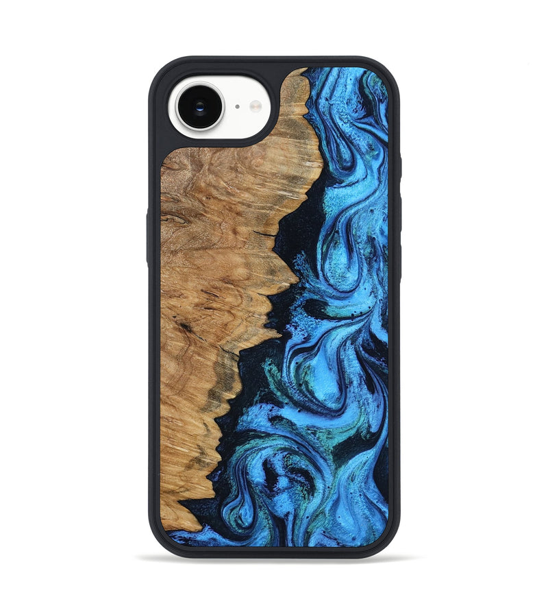 iPhone 16e Wood Phone Case - Norris (Blue, 798914)