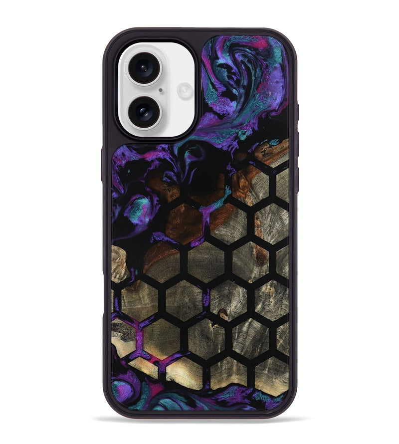 iPhone 16 Plus Wood Phone Case - Shawn (Pattern, 798920)