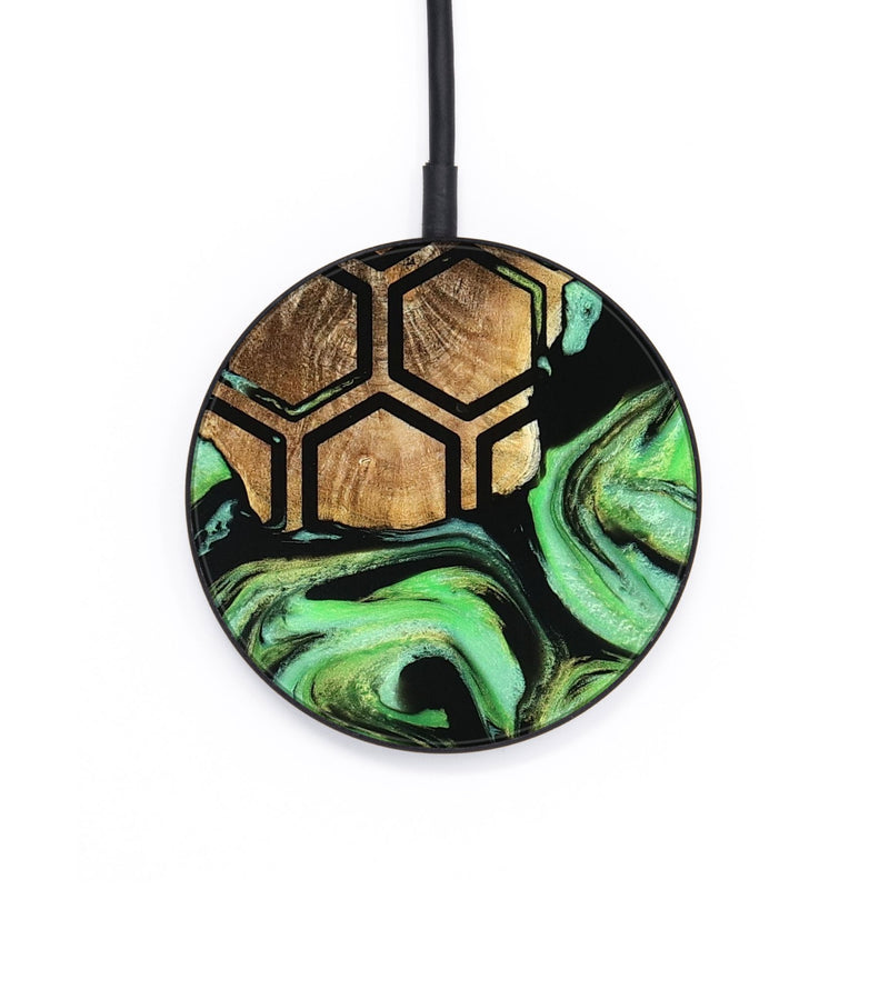 Circle Wood Wireless Charger - Brayan (Pattern, 798922)