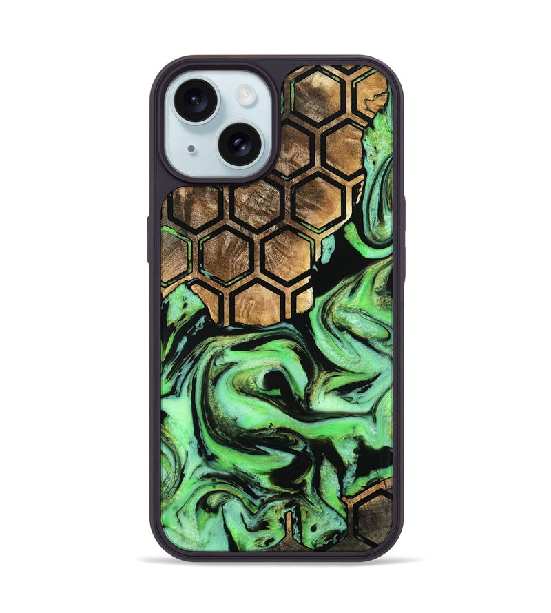 iPhone 15 Wood Phone Case - Brayan (Pattern, 798922)