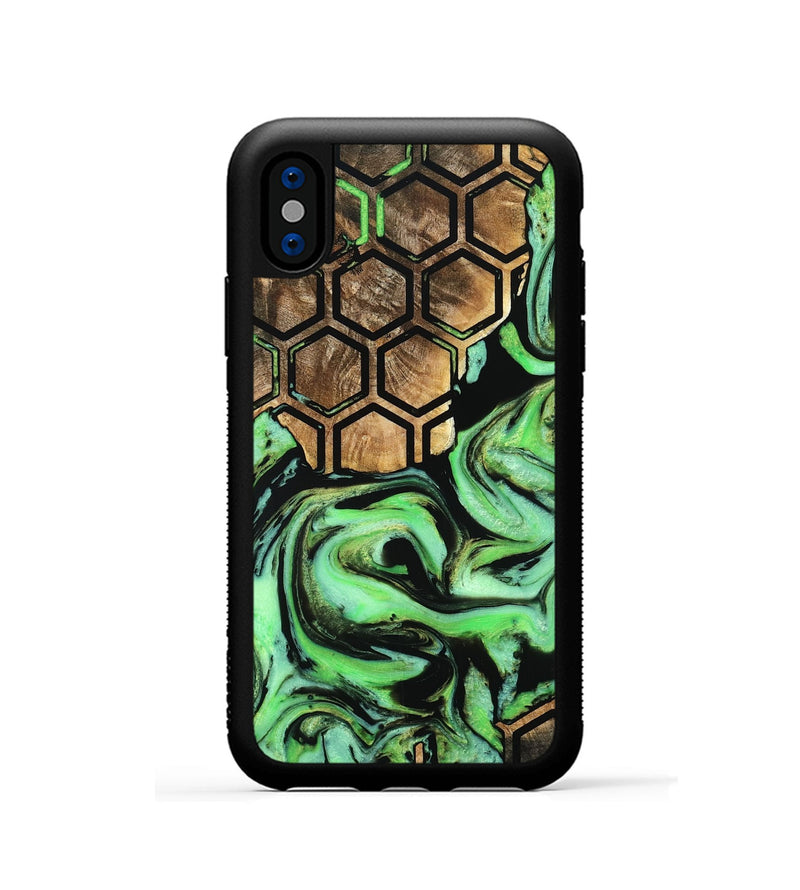 iPhone Xs Wood Phone Case - Brayan (Pattern, 798922)