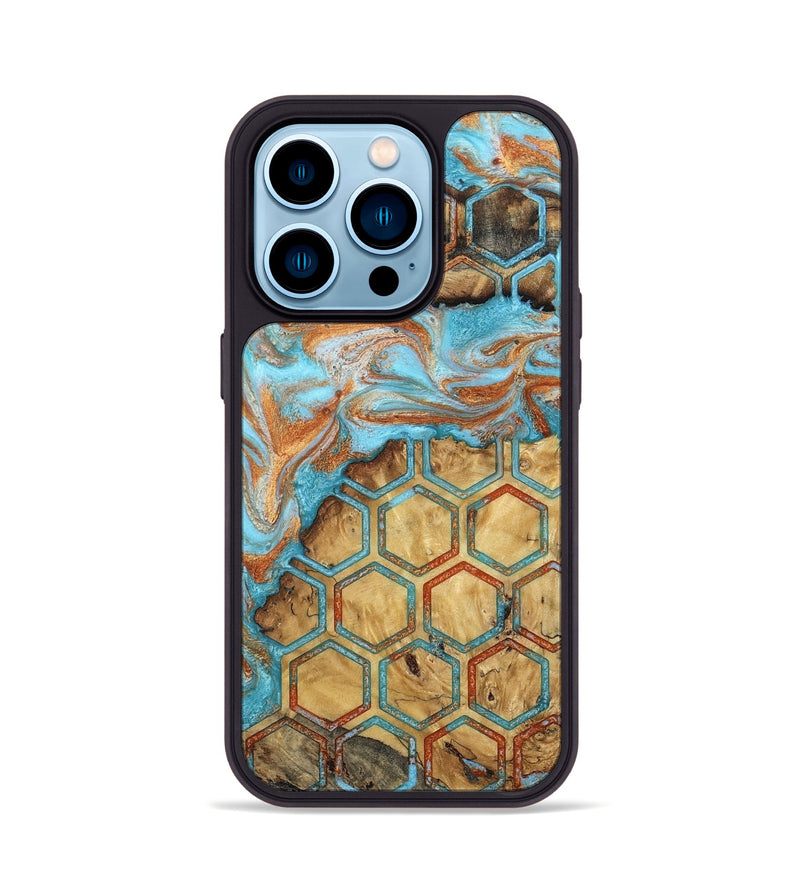 iPhone 14 Pro Wood Phone Case - Jailyn (Pattern, 798925)