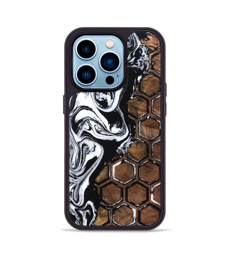 iPhone 14 Pro Wood Phone Case - Rollin (Pattern, 798926)